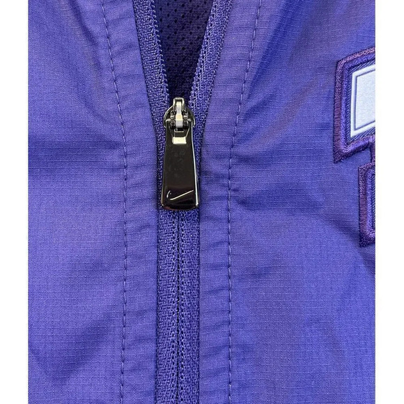 NIKE TCU College Logo Unisex M 1/4  Zip Windbreaker Front Pocket - Picture 4 of 12